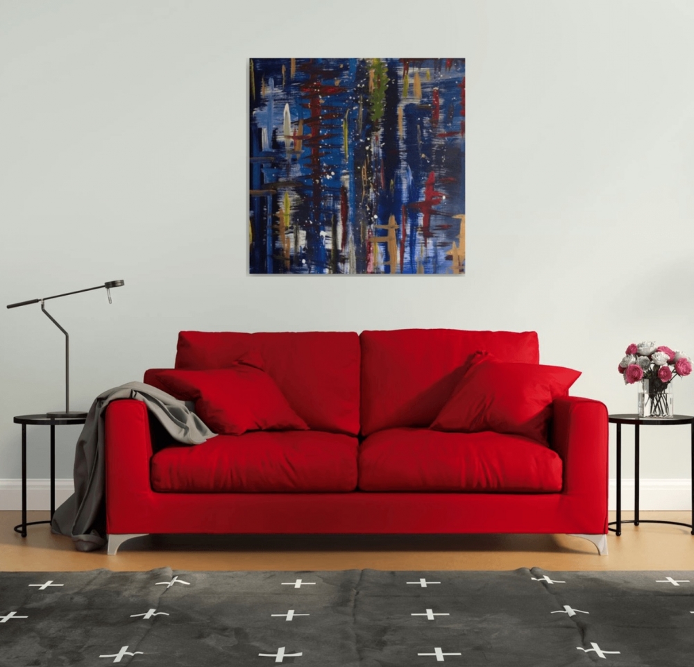 “Stranded” 100x100x2cm