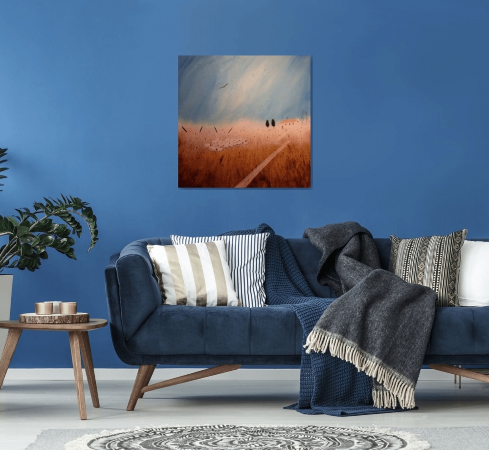 “The Sheep Return” 80x80x2cm