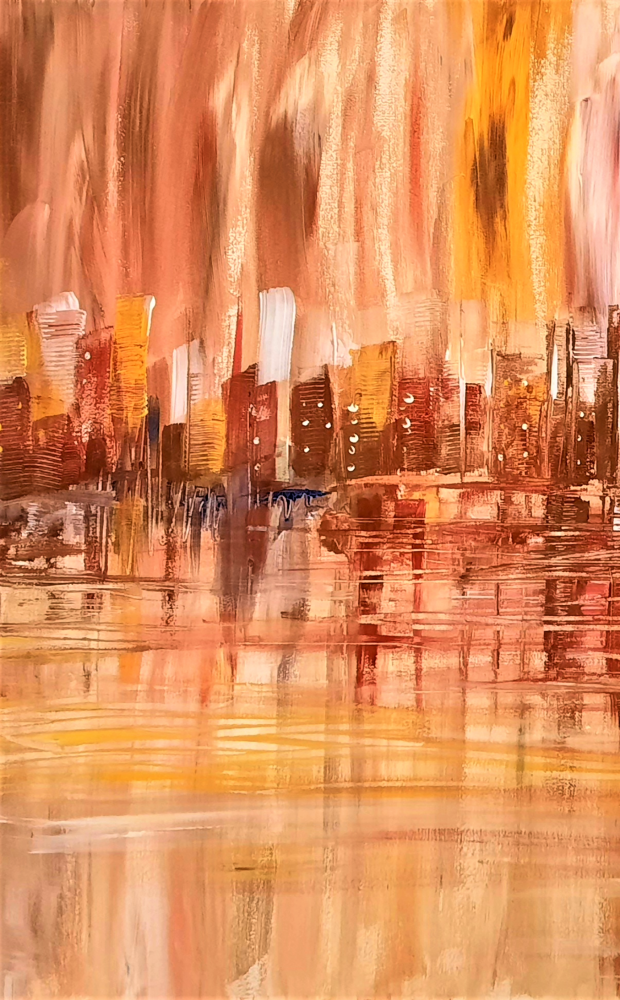 A Pink Reflections-cityscape