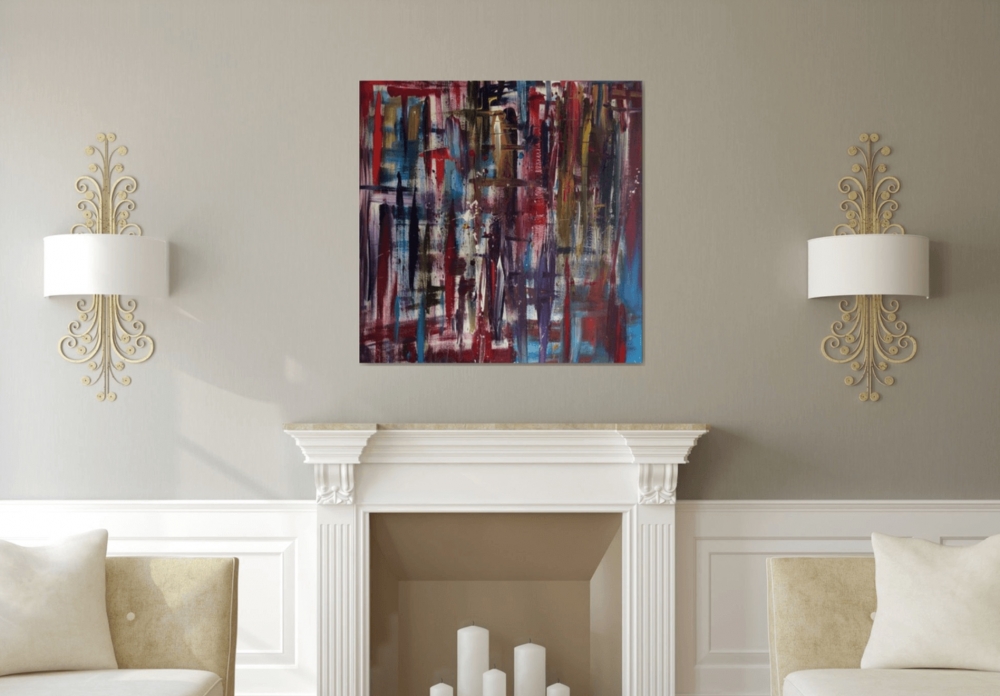 “Feelings Involves” 100x100x2cm