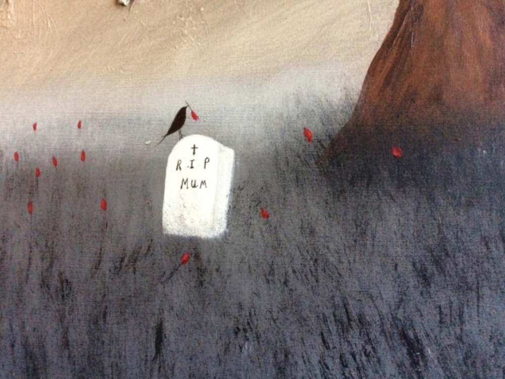 “Miss You Mum” 102x77x2cm