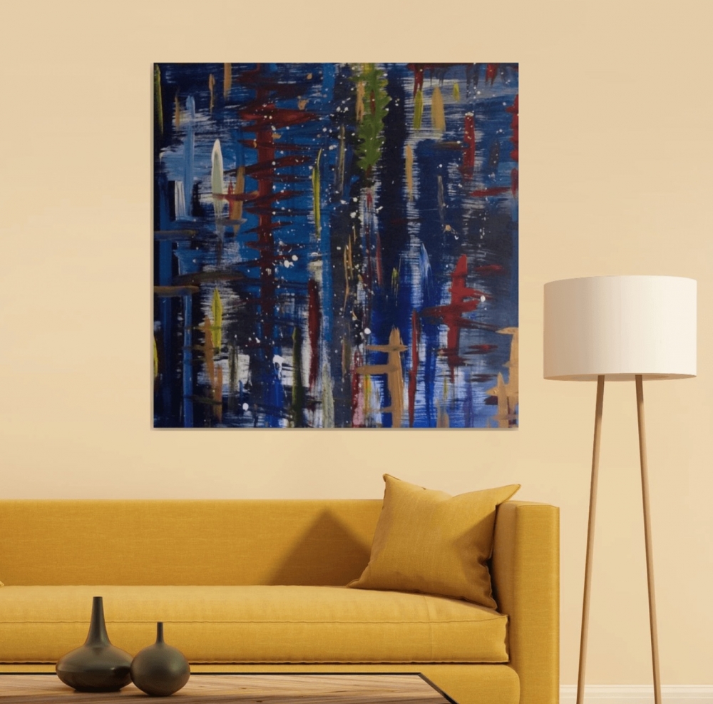 “Stranded” 100x100x2cm