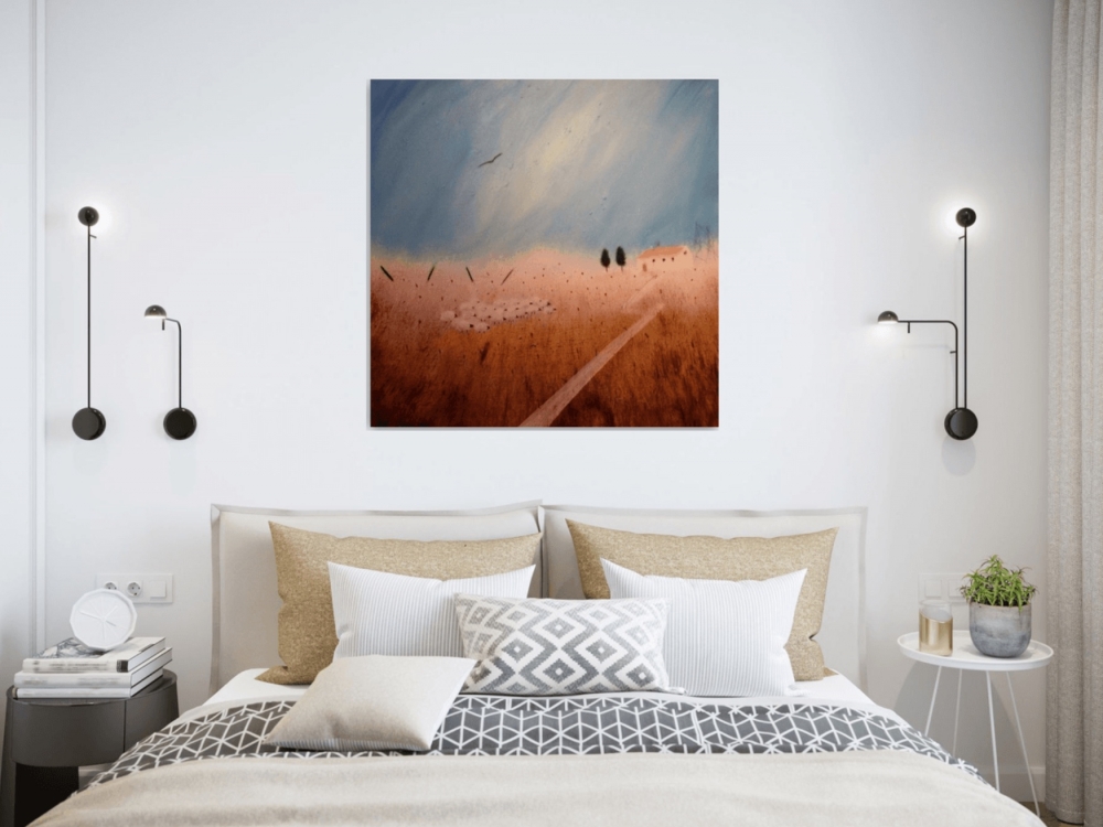 “The Sheep Return” 80x80x2cm