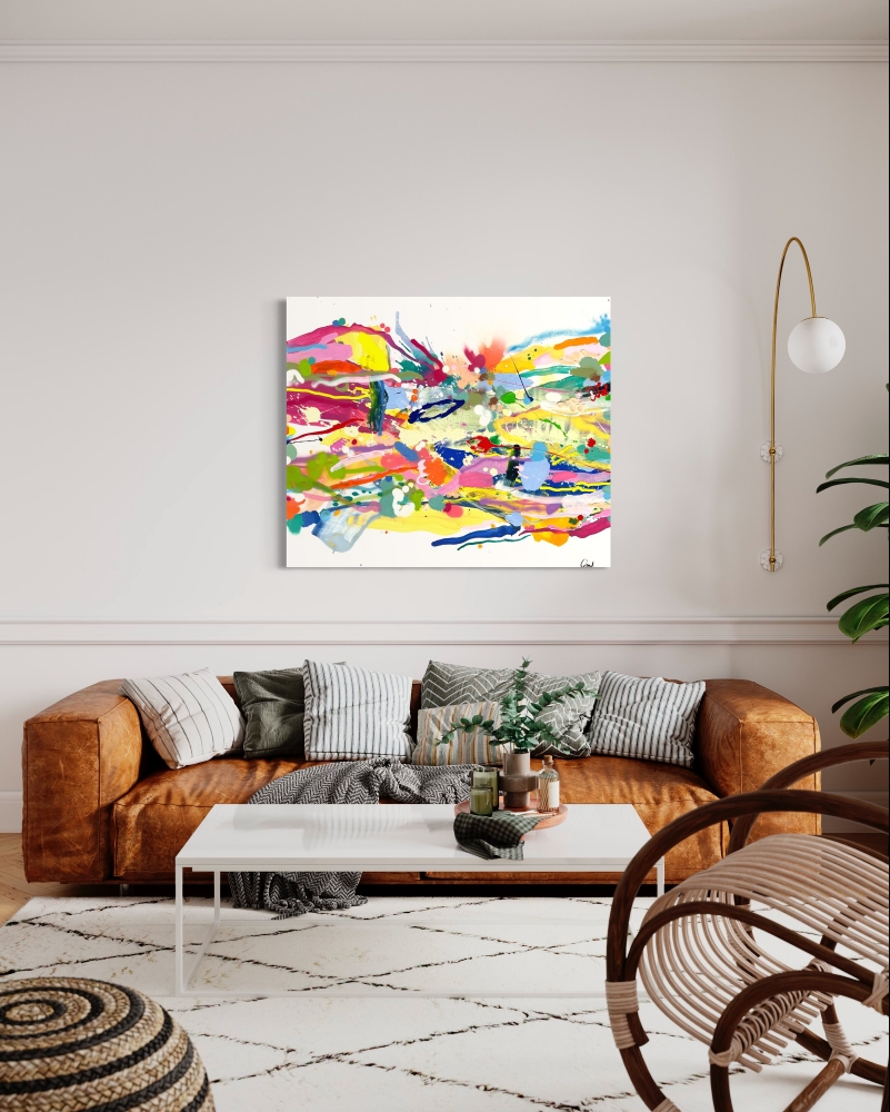 Love goes on - XXL abstract painting 