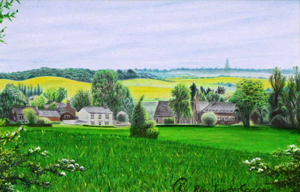 View at Carleton from Rookeries, Yorkshire Landscape