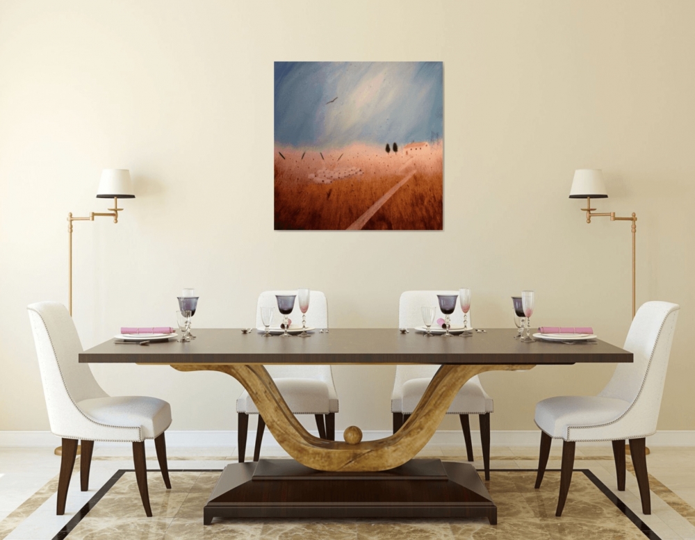 “The Sheep Return” 80x80x2cm