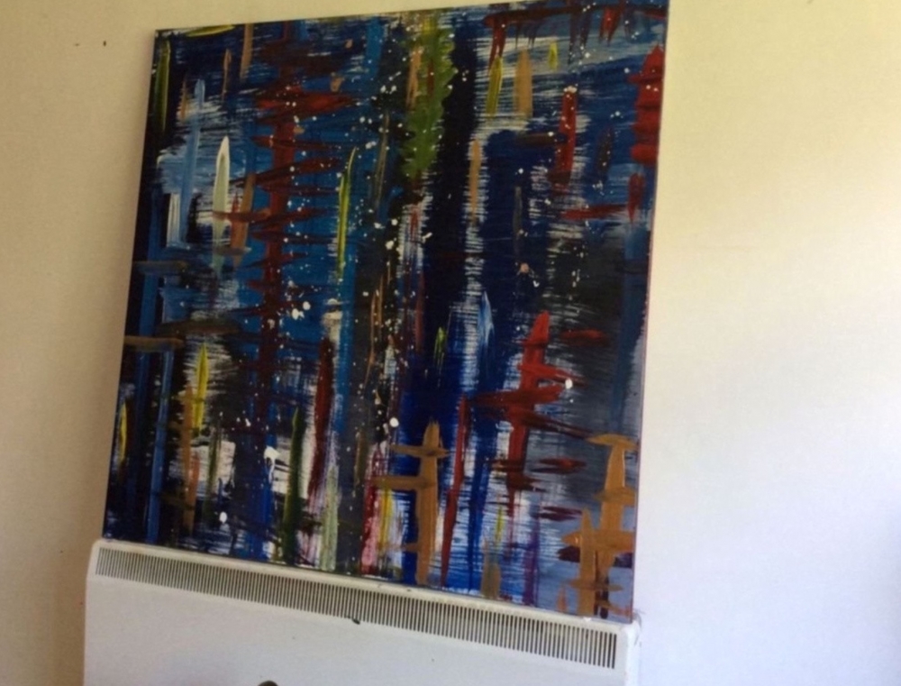 “Stranded” 100x100x2cm