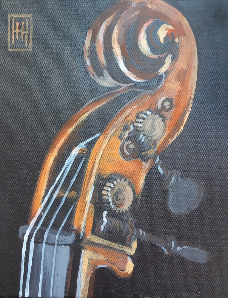 Double Bass - tuning head