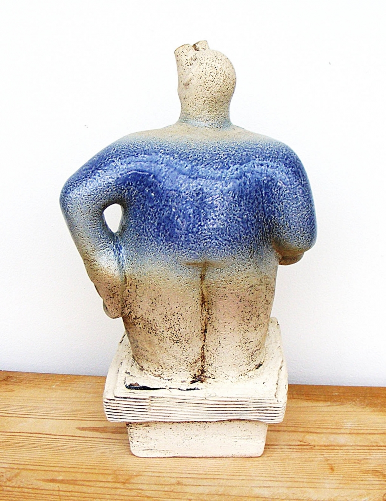 Stargazer Figure - Looking for Life, Metis - Ceramic Sculpture