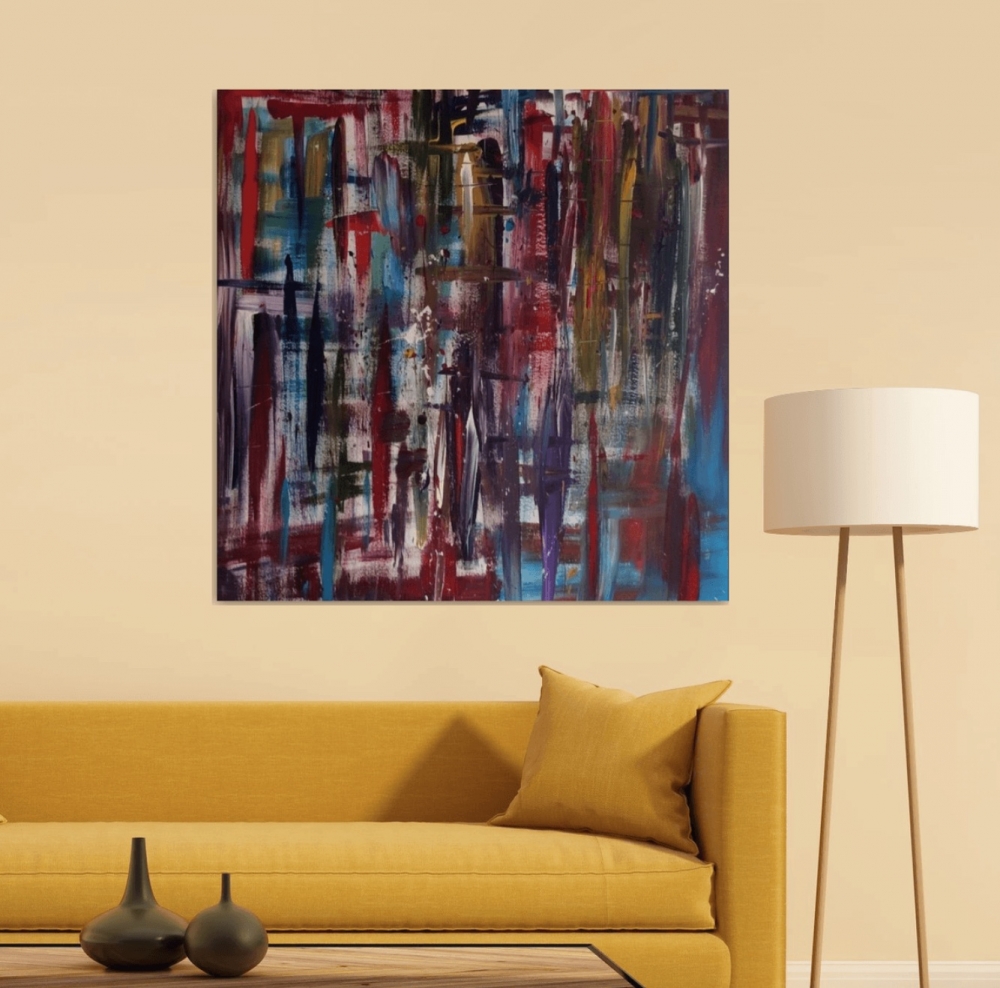 “Feelings Involves” 100x100x2cm