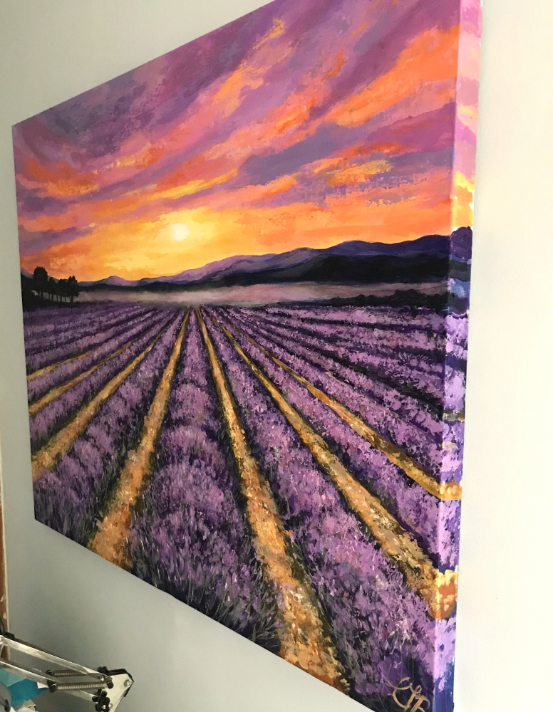 Sunrise over Lavender