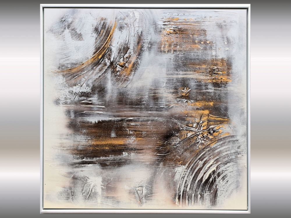 Fossil 2 - abstract art in frame