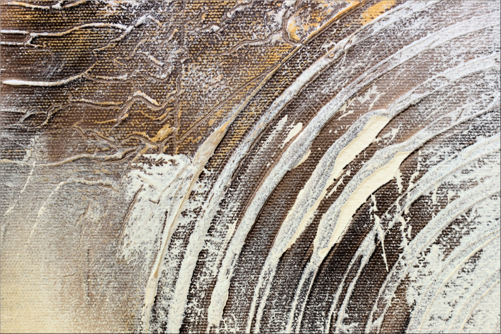 Fossil 2 - abstract art in frame