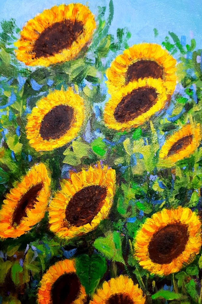 Summer Sunflower Garden
