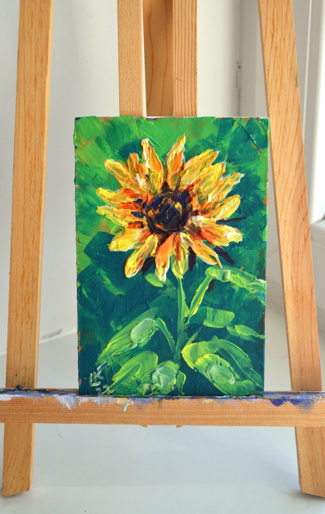 Sunflower painting