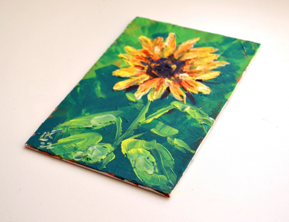 Sunflower painting