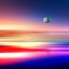Airy Horizon Square Abstract, Modern, Contemporary, Floating Cubes, Limited Edition of Only 20