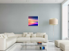 Airy Horizon Square Abstract, Modern, Contemporary, Floating Cubes, Limited Edition of Only 20