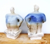 Pair of Stargazer Figures - Looking for Life, Metis - Ceramic Sculptures