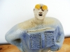Stargazer Figure - Looking for Life, Thebe - Ceramic Sculpture