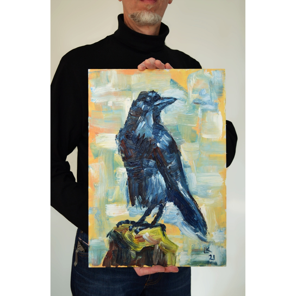 Black Raven painting