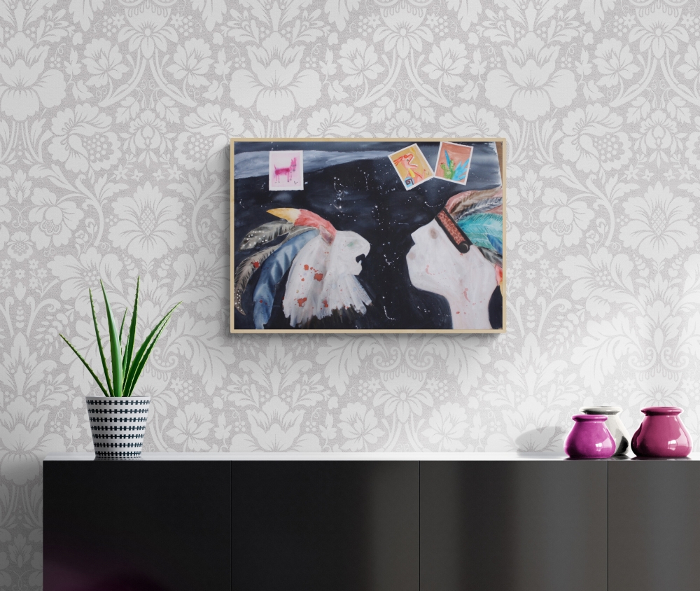 Ego vs Instinct: A Surreal Battle of Inner Forces