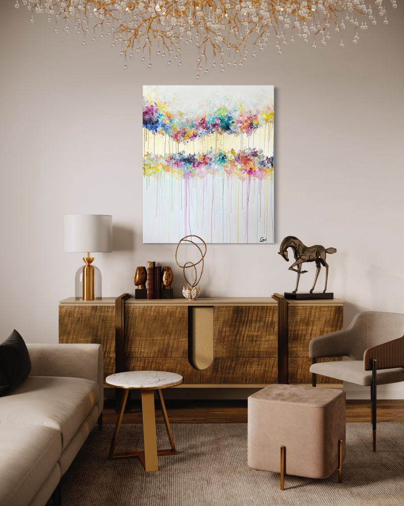 Summer love - Oversized painting 