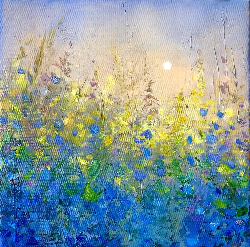 Ode To Summer - 100cmx100cm Floral Art