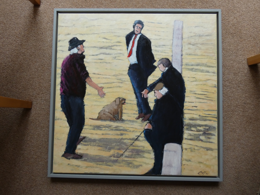 Four Men and a Dog