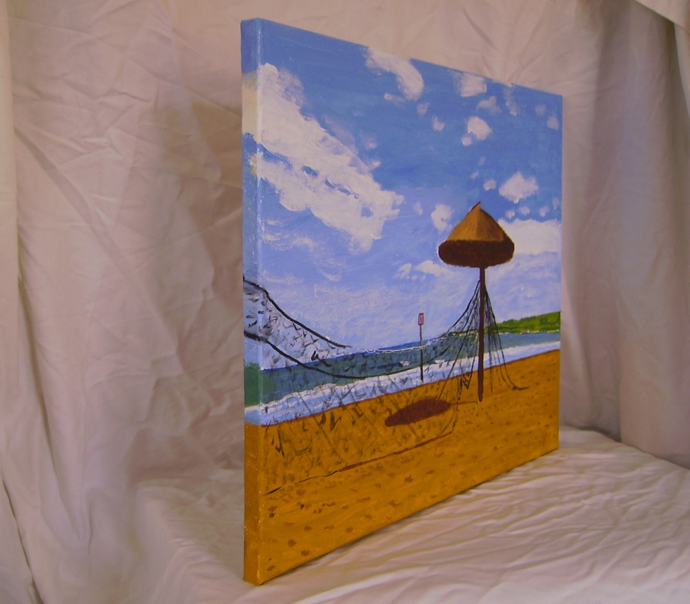 Swanage beach at Dorset Southern England.