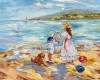 Les enfants au bord de la mer