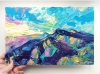 Abstract mountains