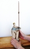 Sentinel Figure - Watching for Confidence - Ceramic Sculpture