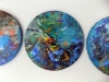 Round triptych