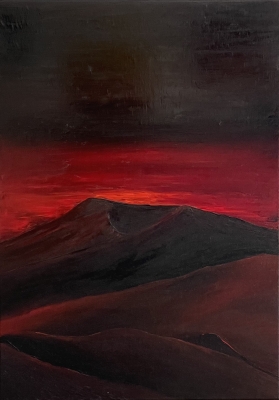 Last moment of sunset
