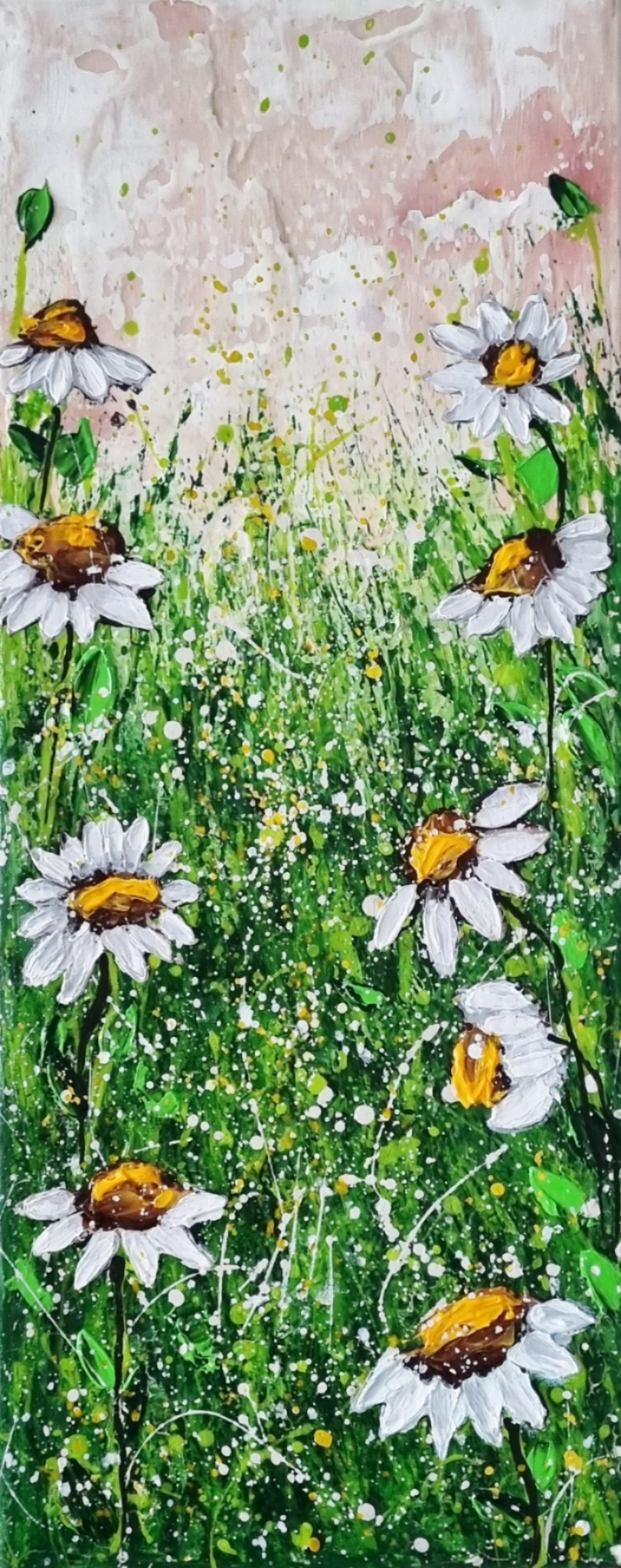 field of daisies painting