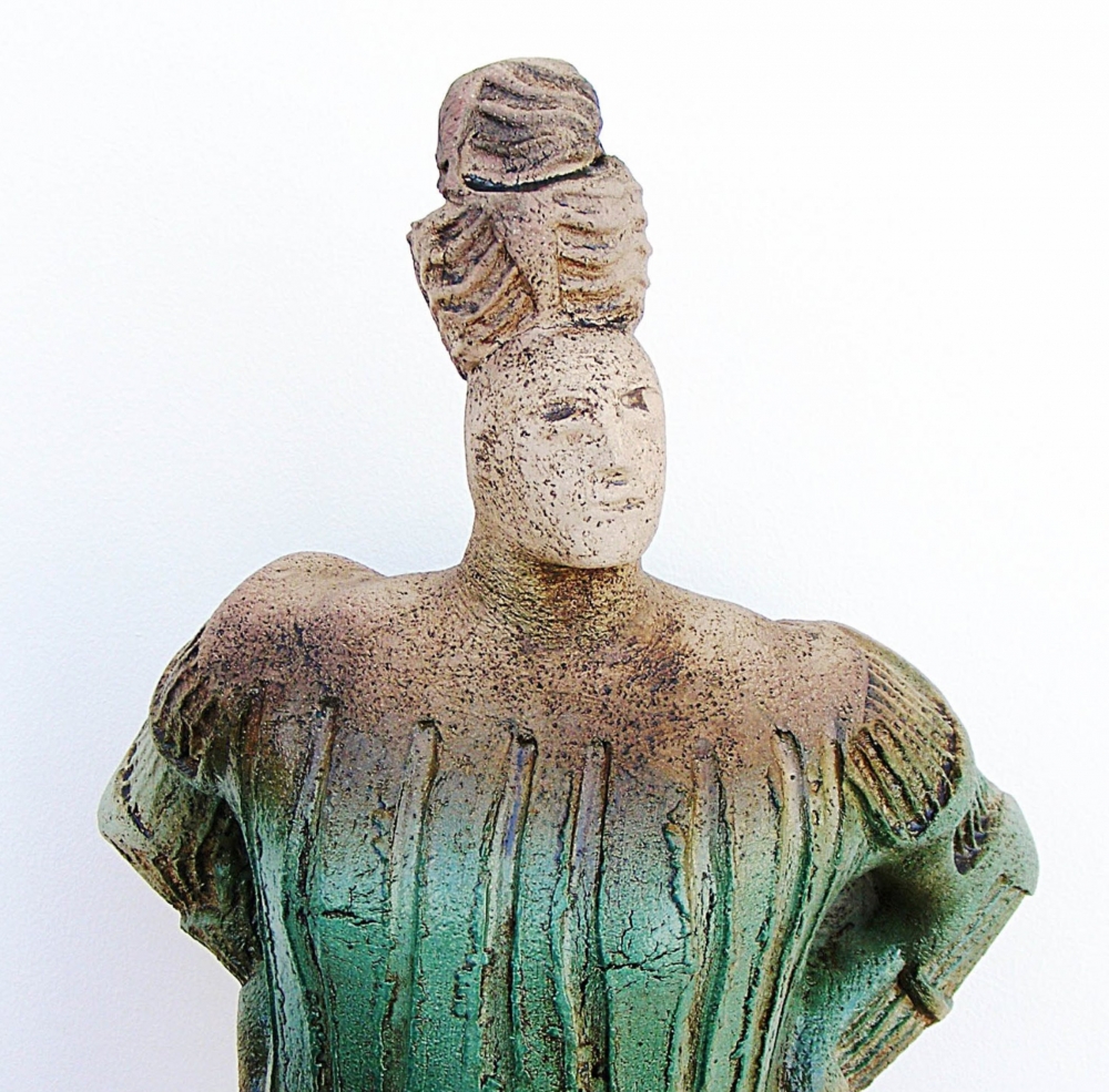 Ceramic Sculpture - Erato, Muse of Love Poetry