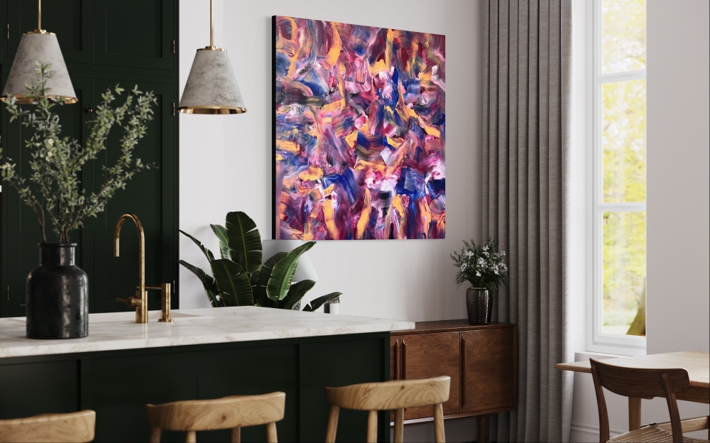 Timeless Allure - large abstract painting 