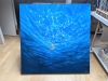 Looking Beyond the Blue, seascape painting