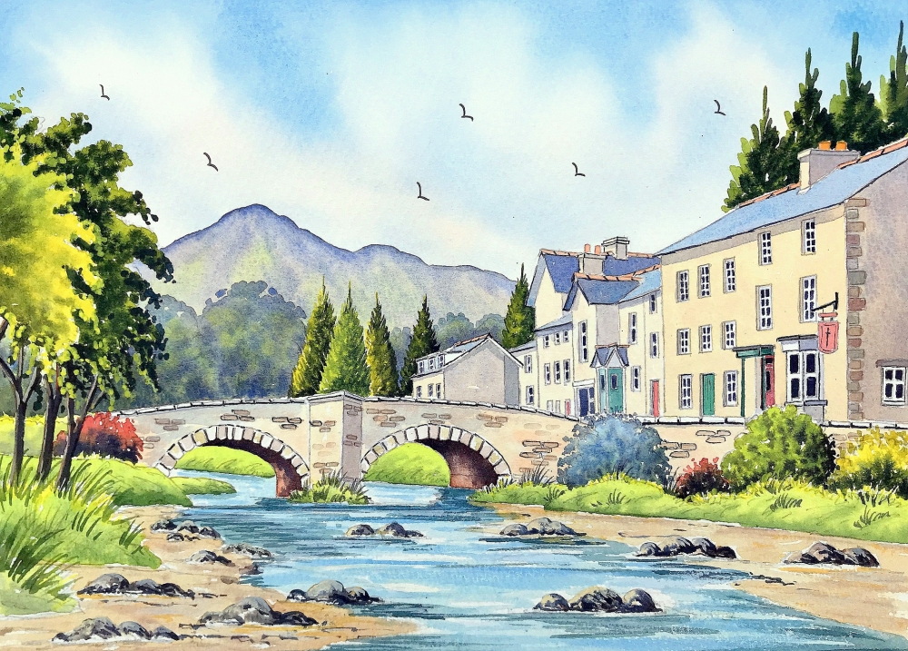 Beddgelert Village Snowdonia Wales