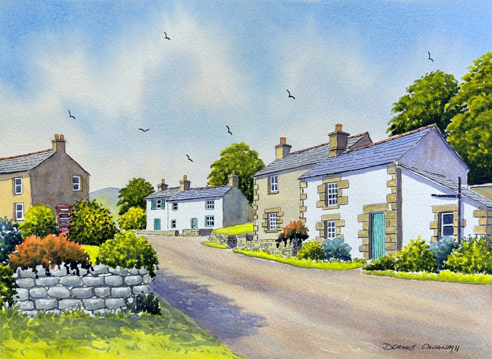 Crowdecote Village in the English Peak District