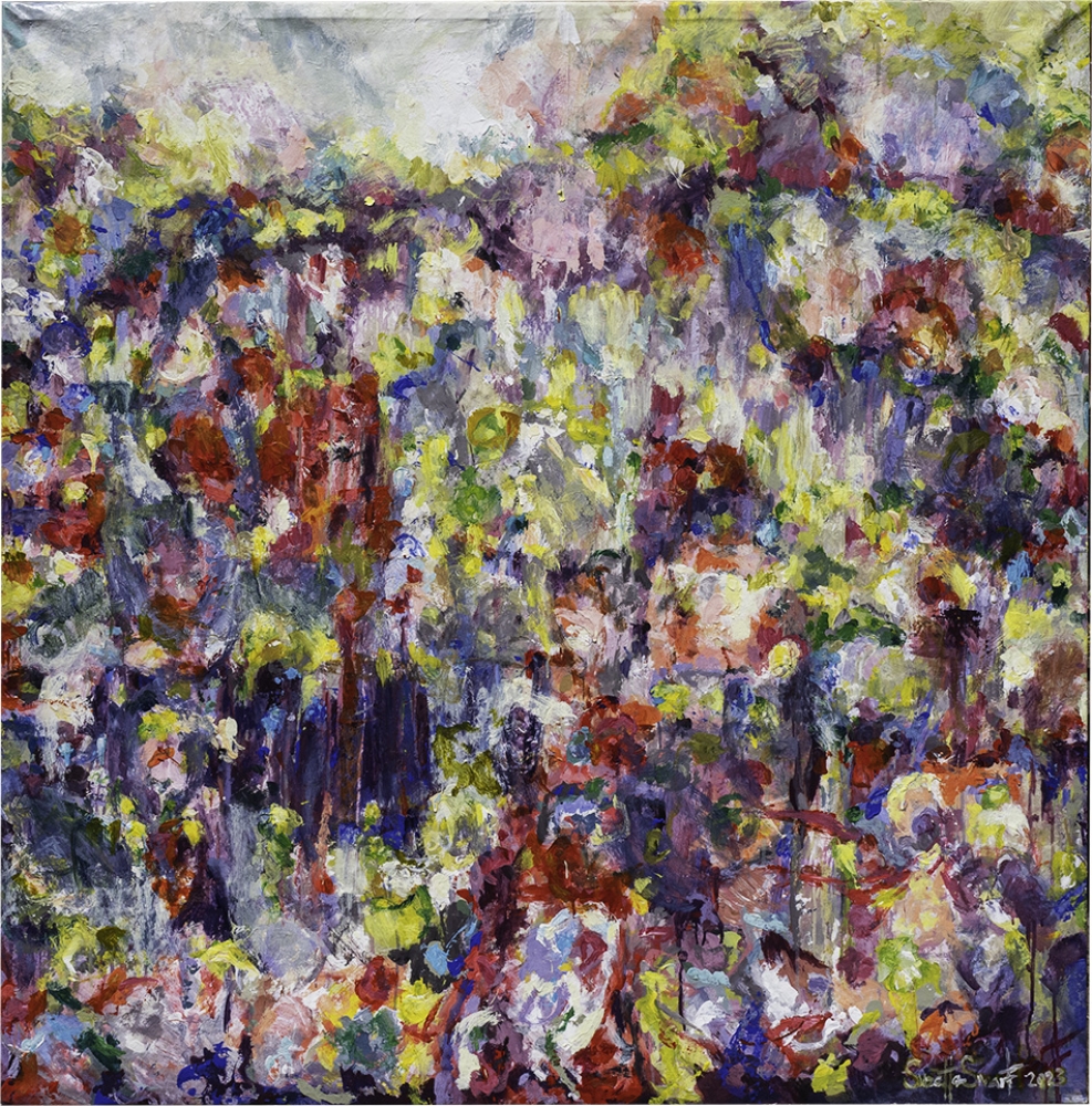 English Garden 140cm x 140cm x 3.8cm