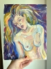 Blonde nude woman