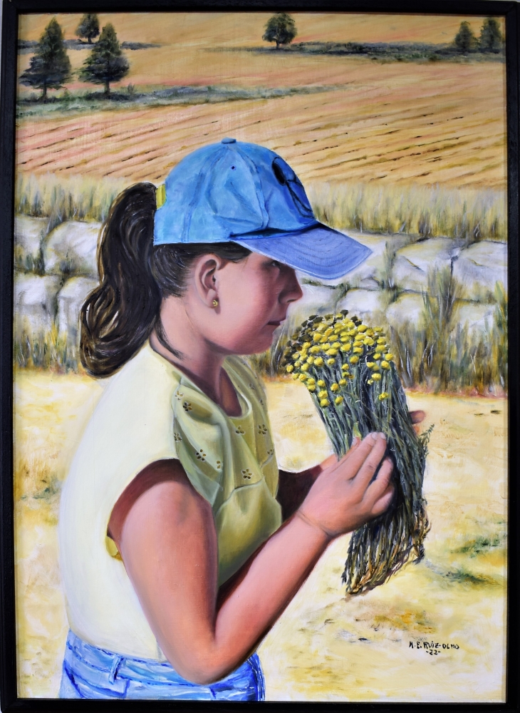 Girl with Flowers