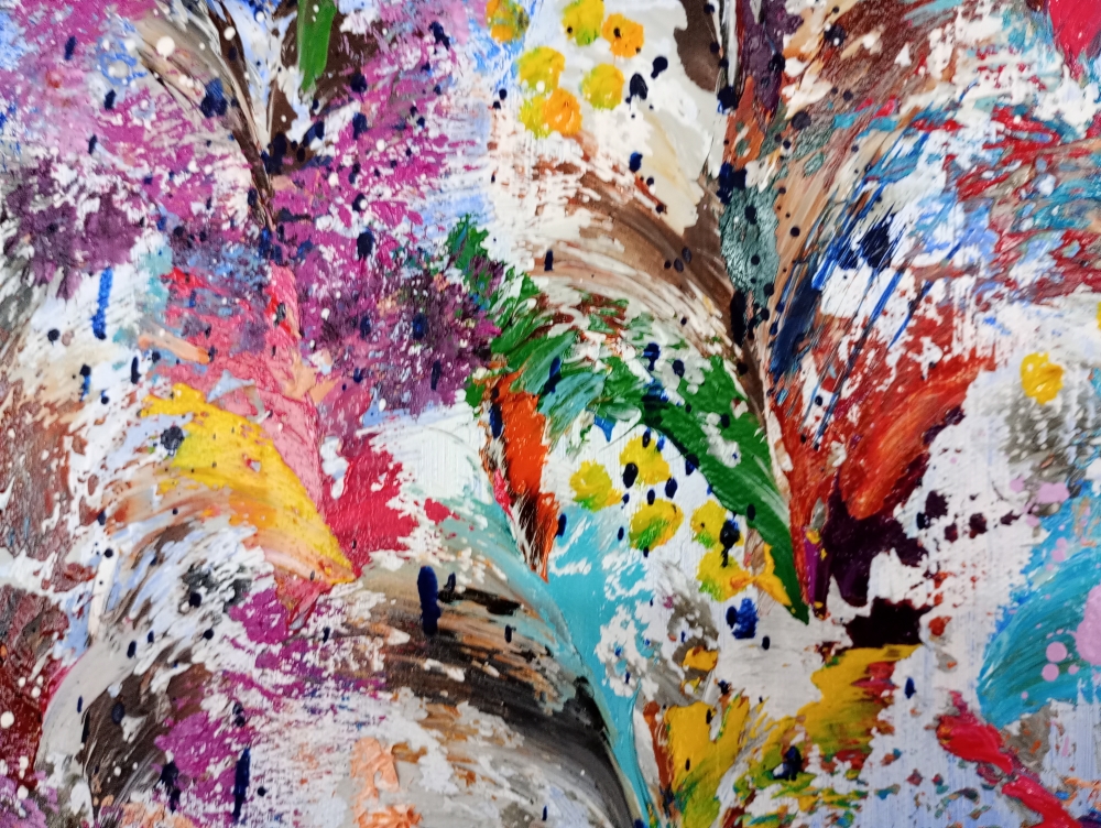 XXXL Symphony of Exotic Blooms 120 x 80cm