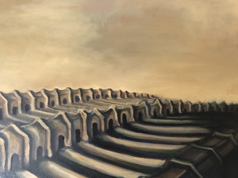 Bone Track - Original Oil Painting