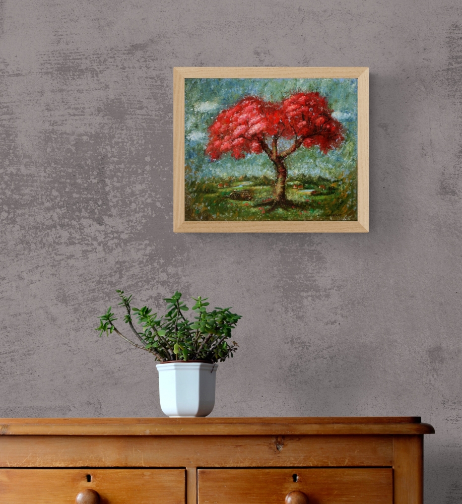 ''Blooming pomegranate tree'' 