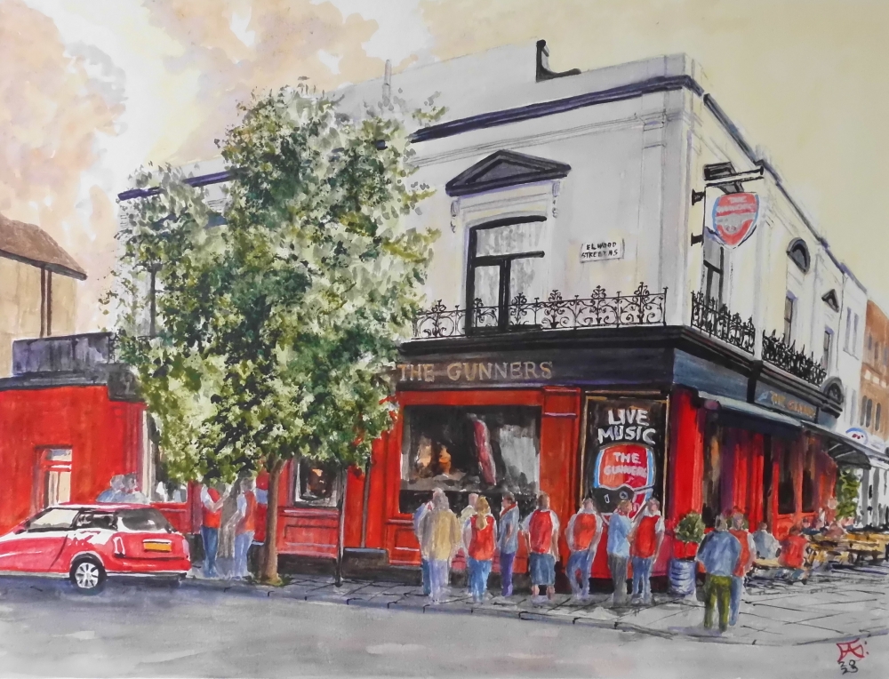 The Gunners, Blackstock  Road Highbury, London UK