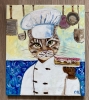 Cat chef, baker. Cake maker