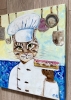 Cat chef, baker. Cake maker